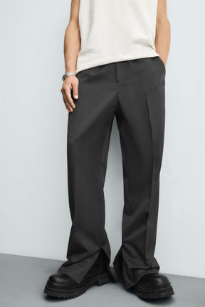 STRAIGHT-LEG TROUSERS WITH VENTS - Image 5