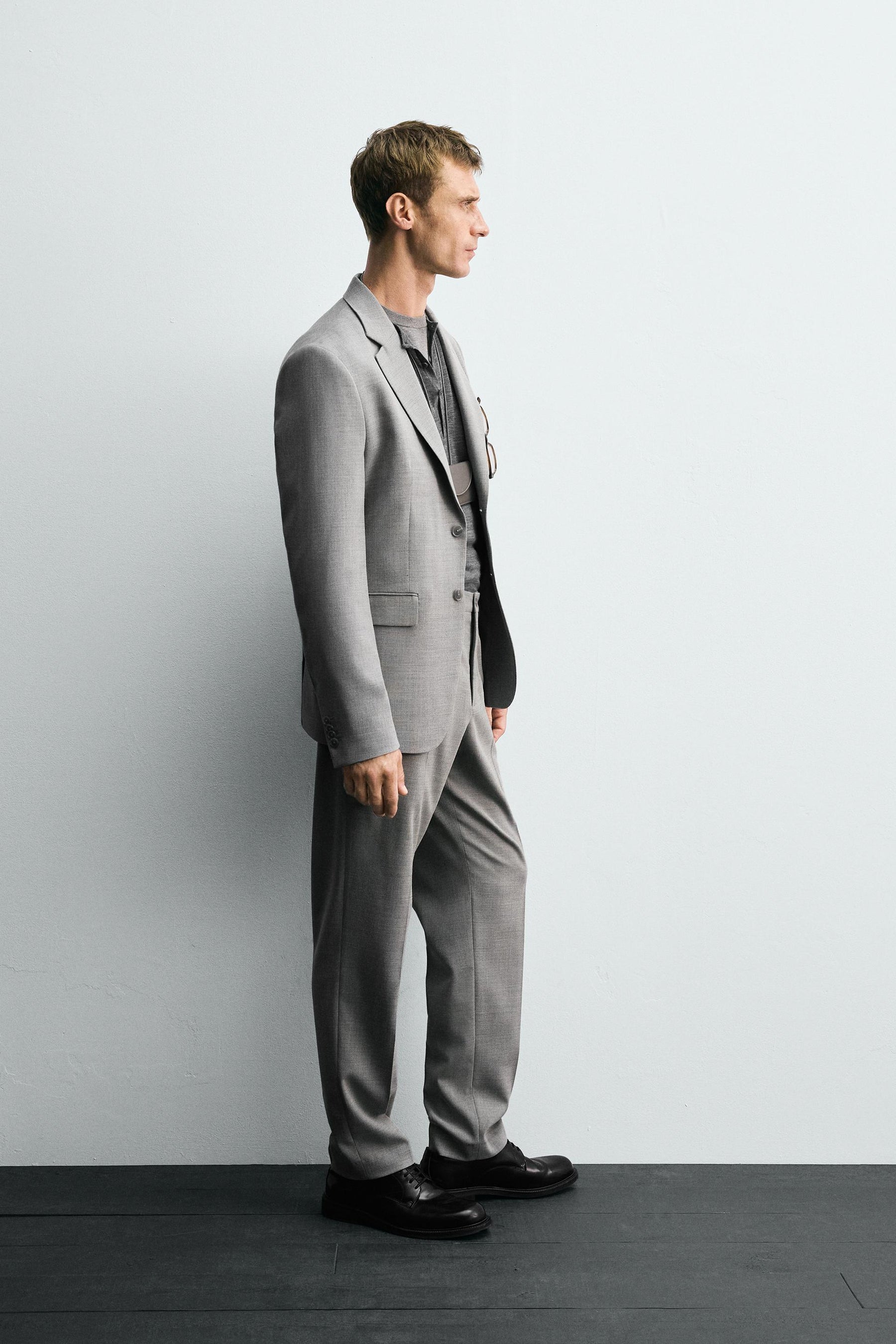 TEXTURED SUIT BLAZER - Image 4
