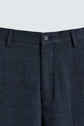 TEXTURED SUIT TROUSERS - Image 6