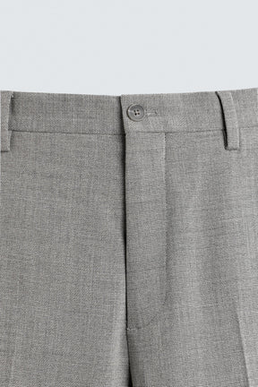 TEXTURED SUIT TROUSERS - Image 8