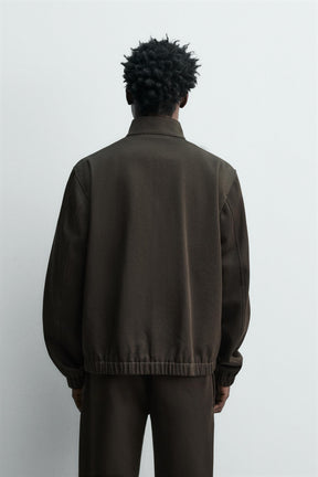 WOOL - COTTON TEXTURED JACKET - Image 3