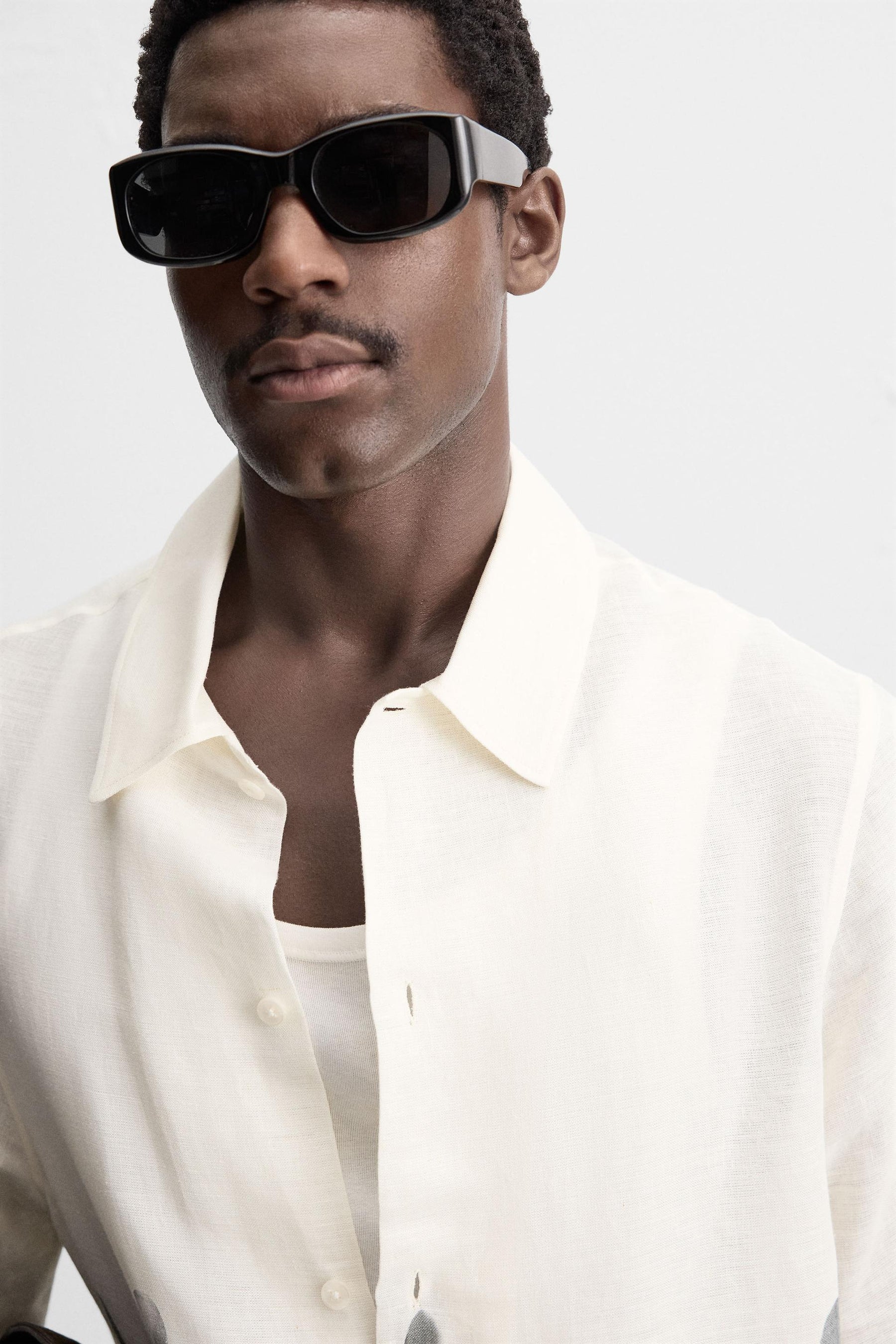 LINEN-VISCOSE CACTUS SHIRT - Image 6