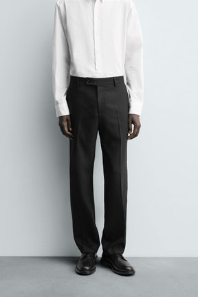 WOOL SUIT TROUSERS - Image 2