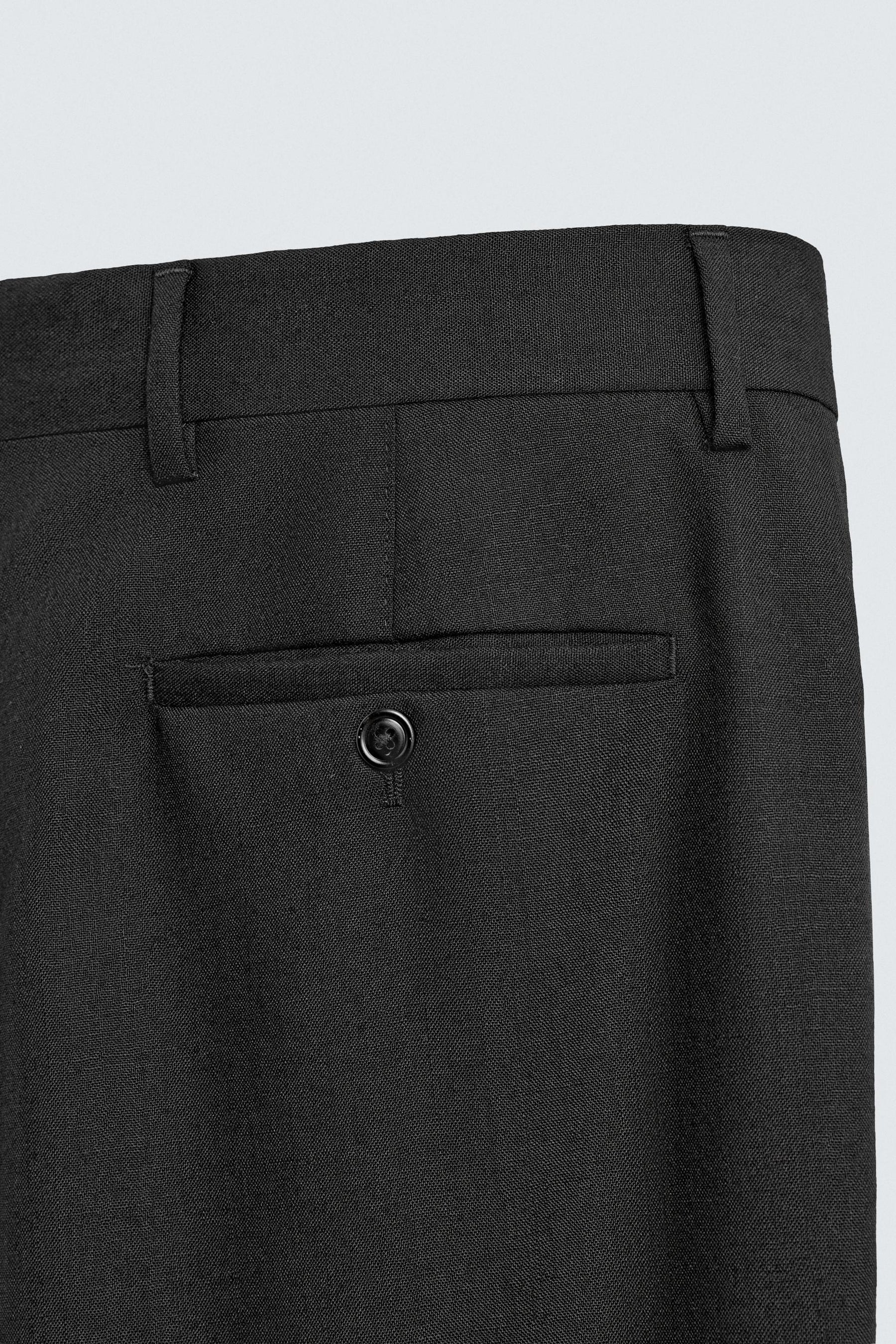 WOOL SUIT TROUSERS - Image 9