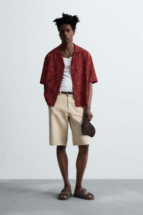 FLORAL TEXTURED SHIRT © OTIS KWAME KYE QUAICOE - Image 1