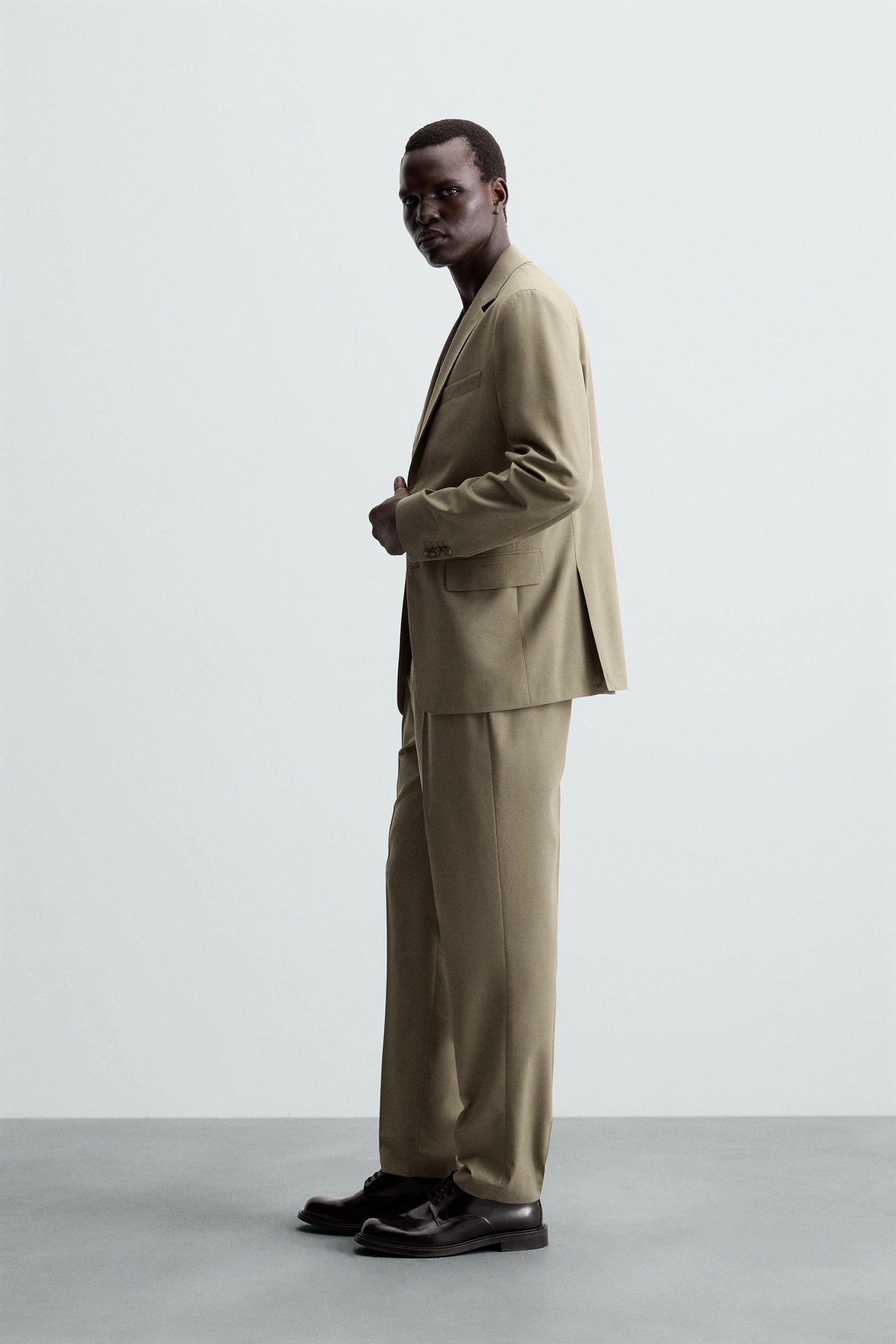 TEXTURED SUIT BLAZER - Image 4