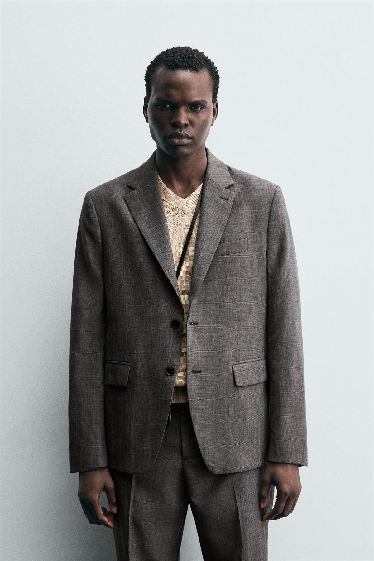 CHECK SUIT BLAZER - Image 2