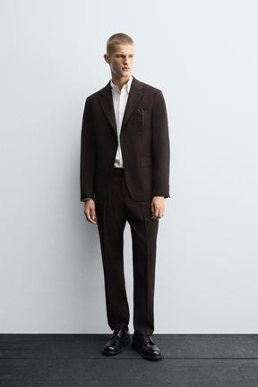 WOOL SUIT BLAZER - Image 1