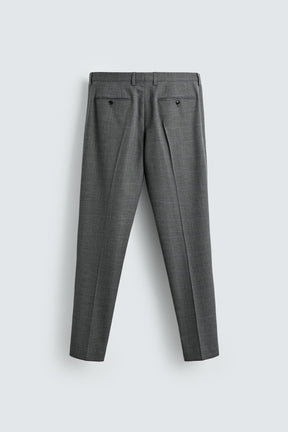 CHECK SUIT TROUSERS - Image 7