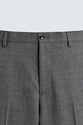 CHECK SUIT TROUSERS - Image 8