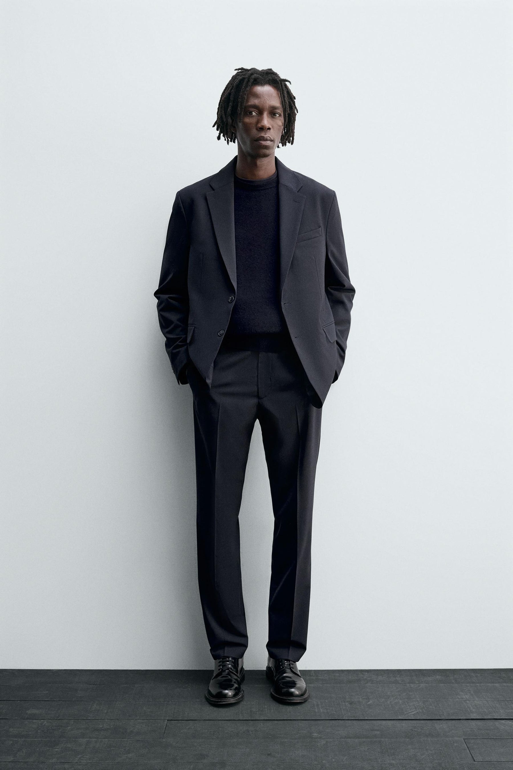 WOOL SUIT TROUSERS - Image 1