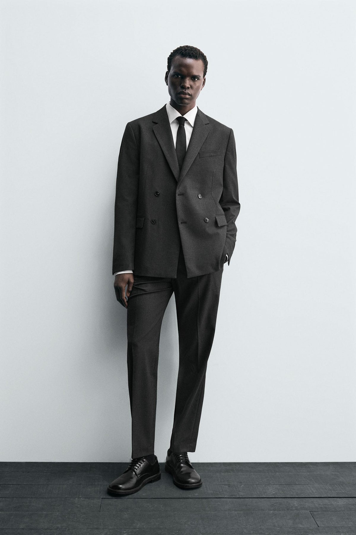 DOUBLE-BREASTED SUIT BLAZER - Image 1