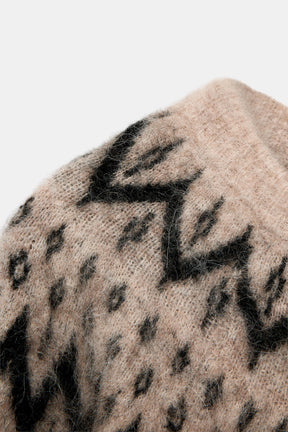Alpaca Jacquard Ski Jumper
