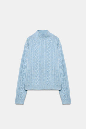 Wool Cable Knit Jumper