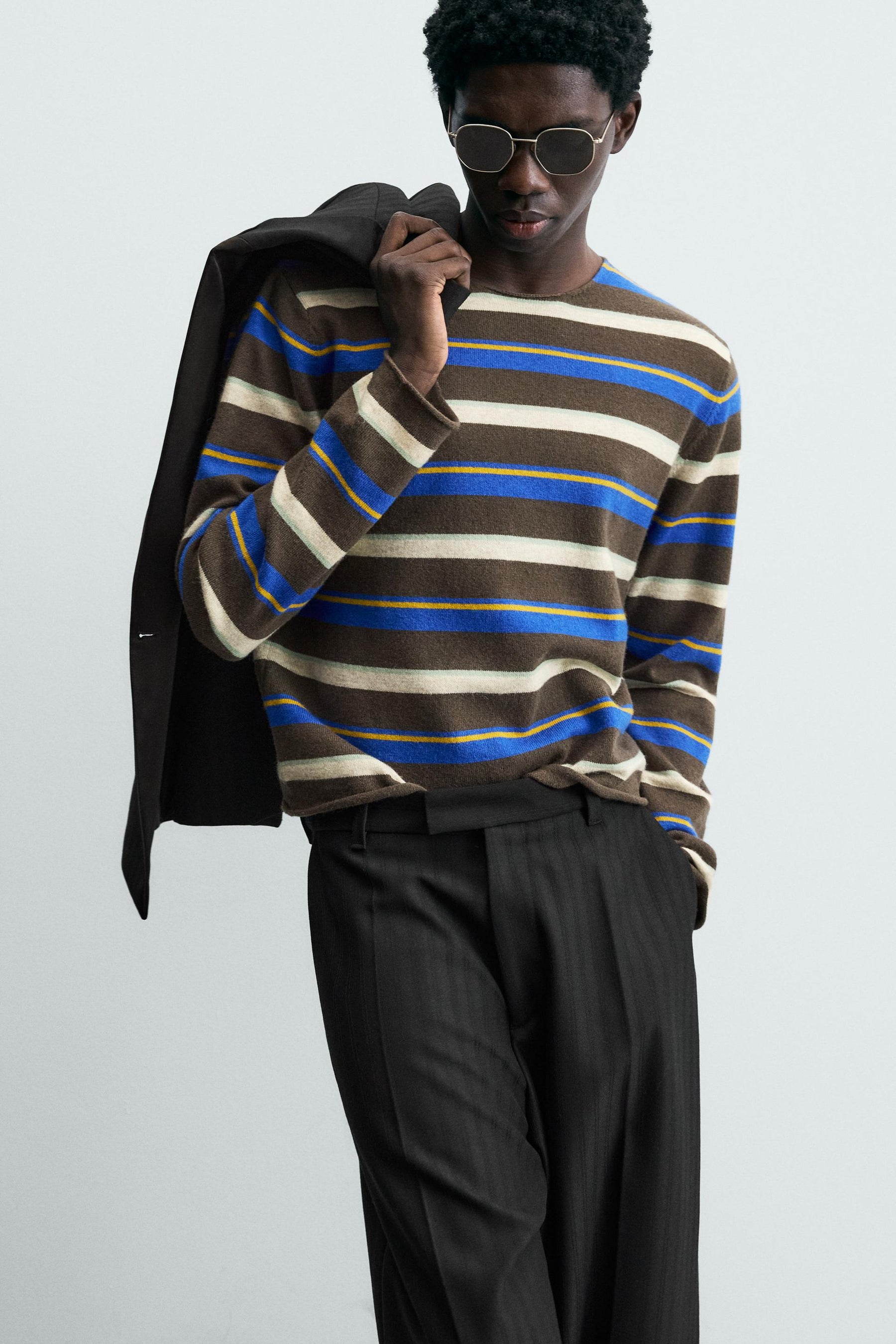 LIMITED EDITION STRIPED JACQUARD JUMPER - Image 5