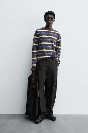 LIMITED EDITION STRIPED JACQUARD JUMPER - Image 1