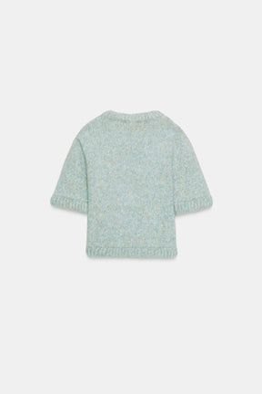 SHORT SLEEVE KNIT JUMPER - Image 3