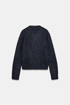 Wool Alpaca V-Neck Jumper