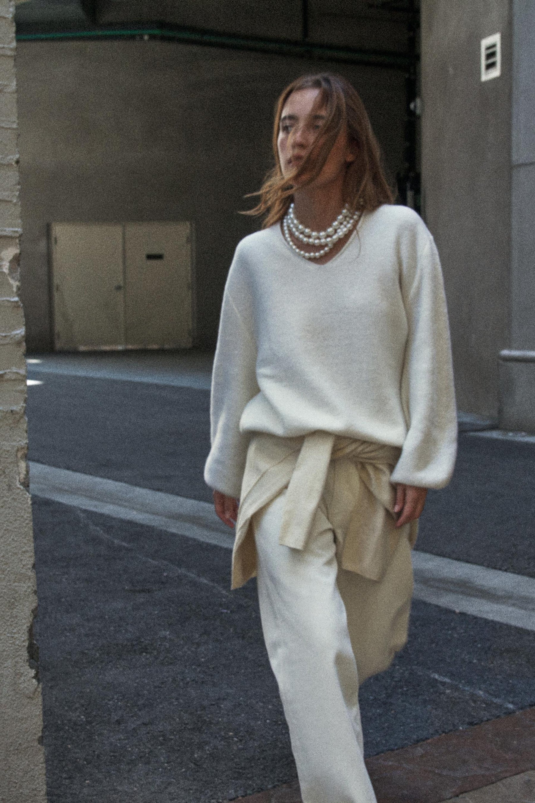 Wool Puff Sleeve Jumper