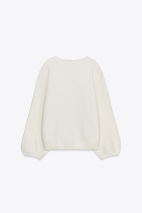 Wool Puff Sleeve Jumper