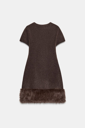 Faux Fur Knit