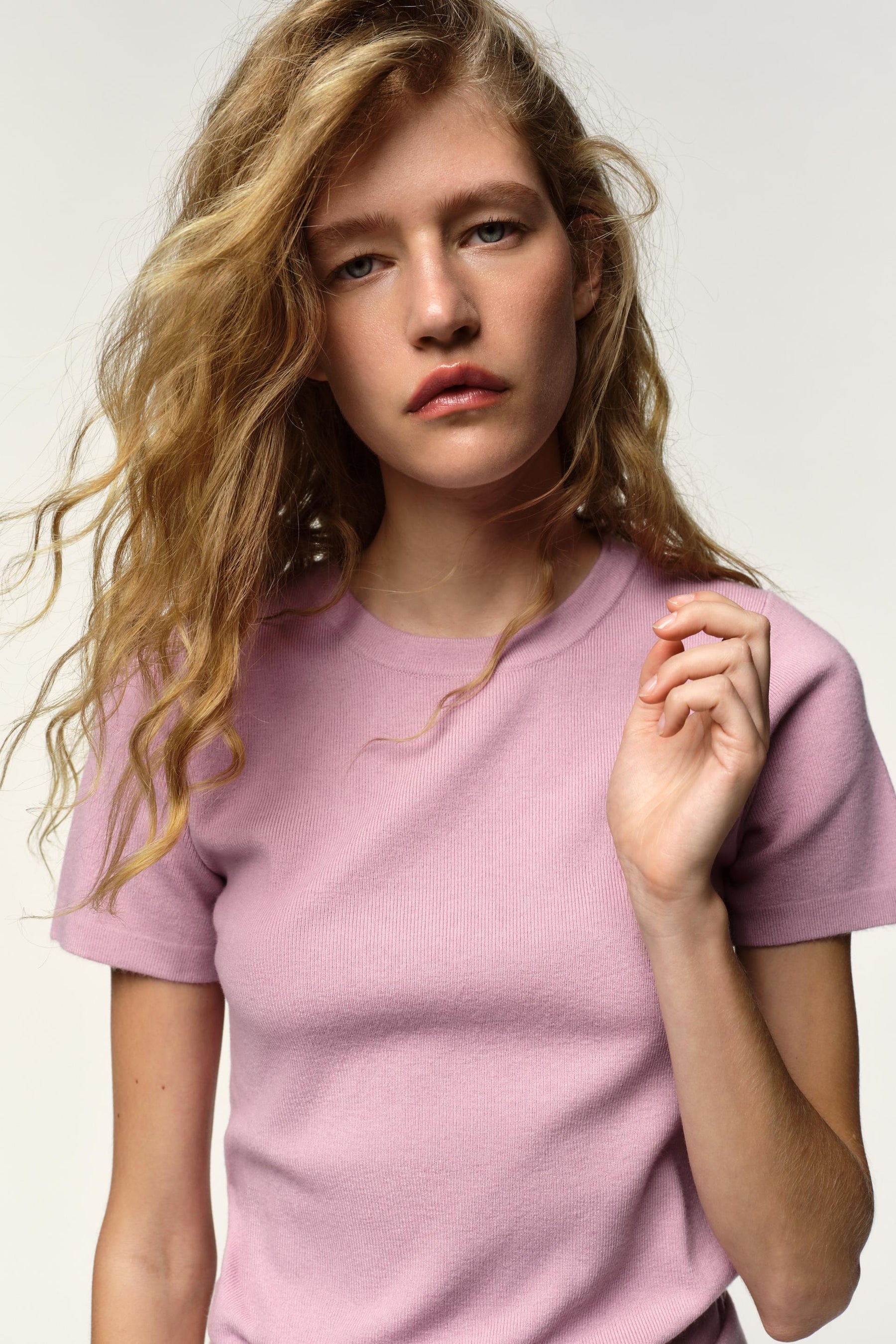 SHORT SLEEVE SOFT-TOUCH KNIT JUMPER - Image 3