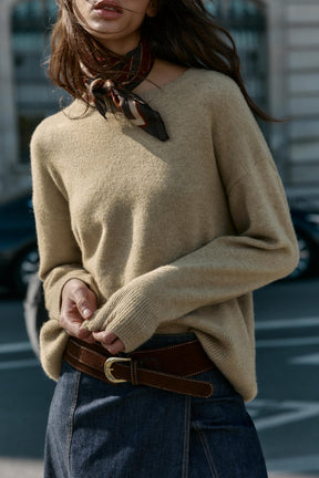 WOOL KNIT JUMPER
