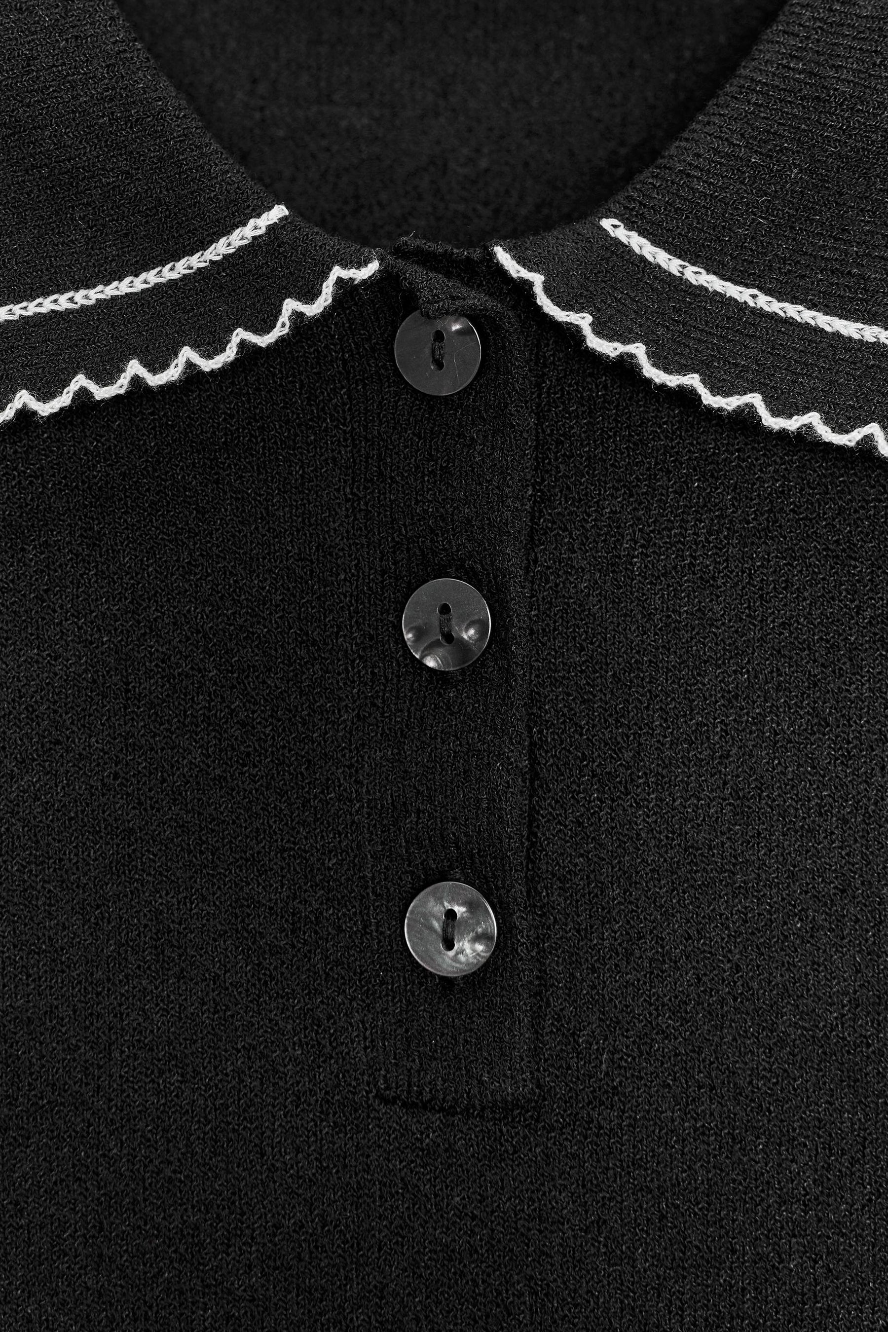 Knit Polo Shirt with