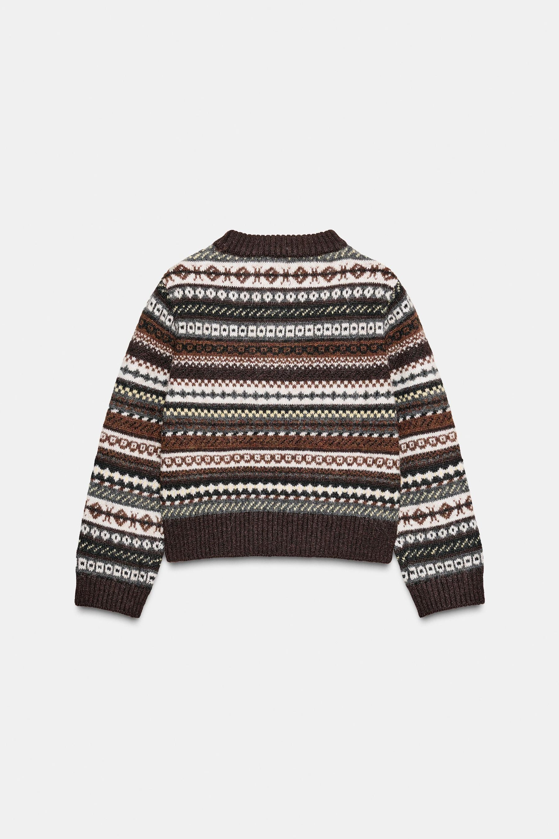 Jacquard Knit Jumper