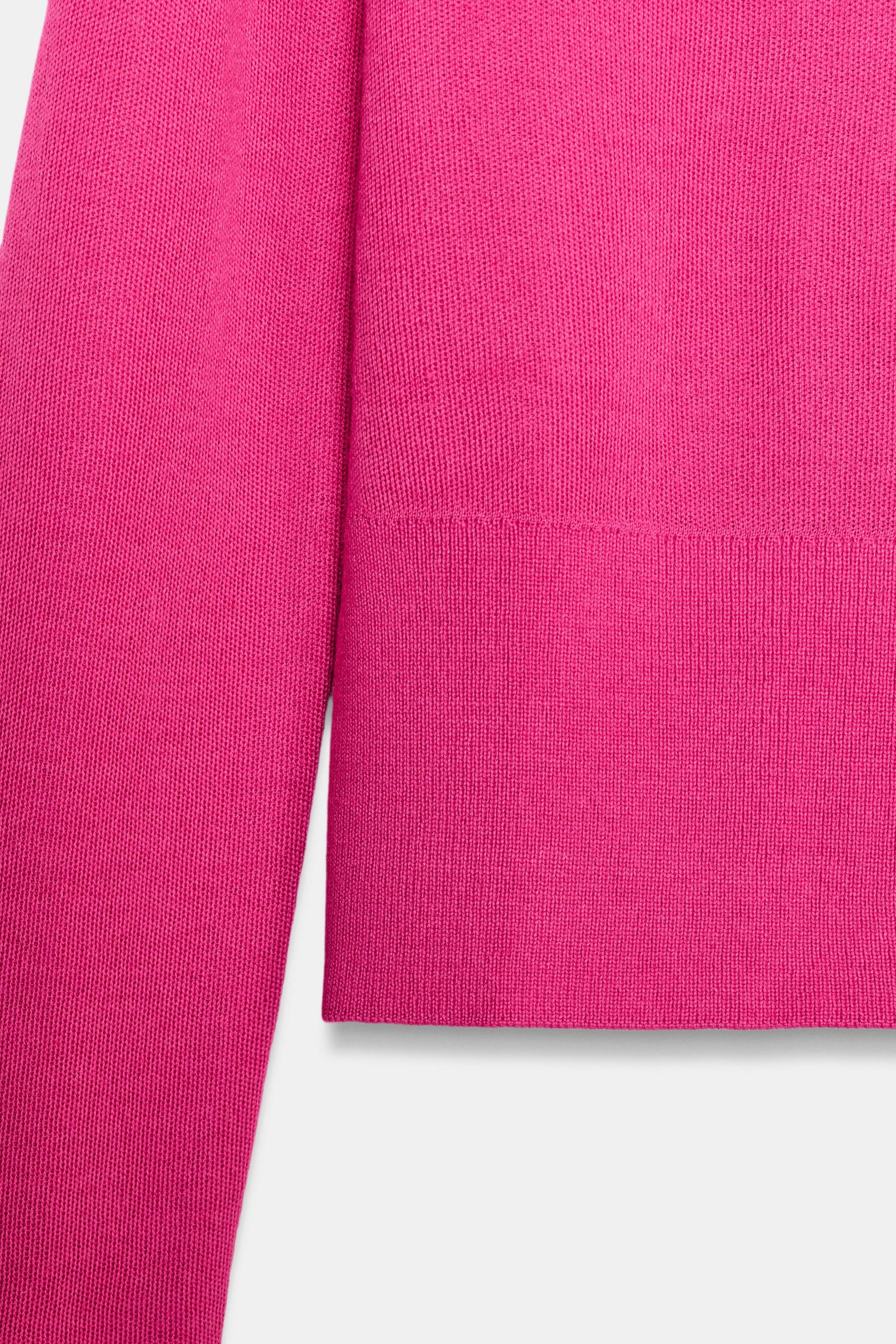 PLAIN KNIT WOOL JUMPER - Image 5