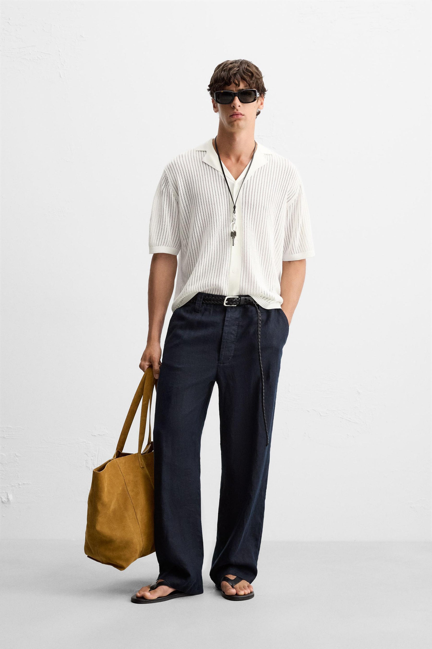 KNIT LACE SHIRT - Image 1