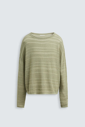 STRIPED JACQUARD SWEATER - Image 8