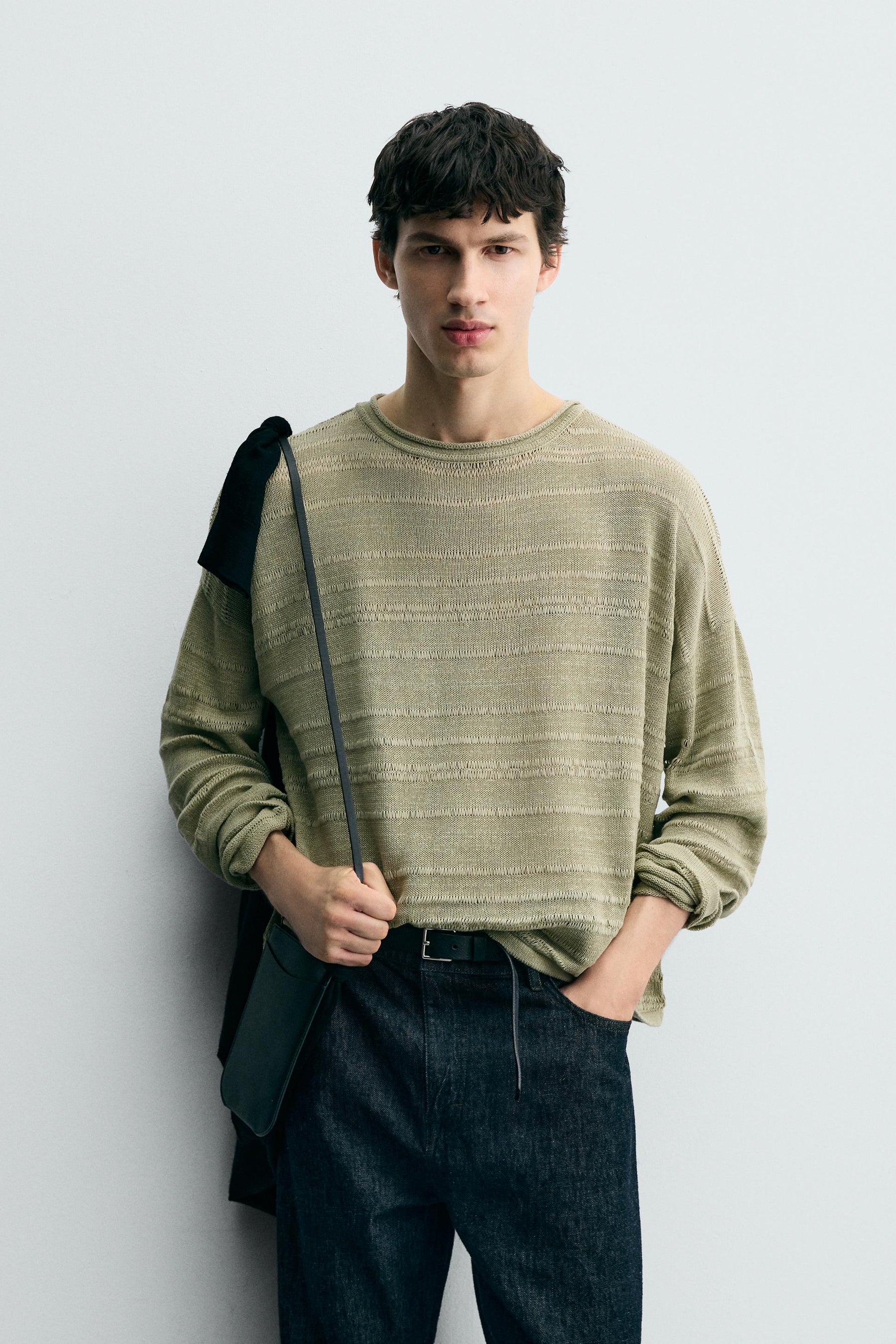 STRIPED JACQUARD SWEATER - Image 2