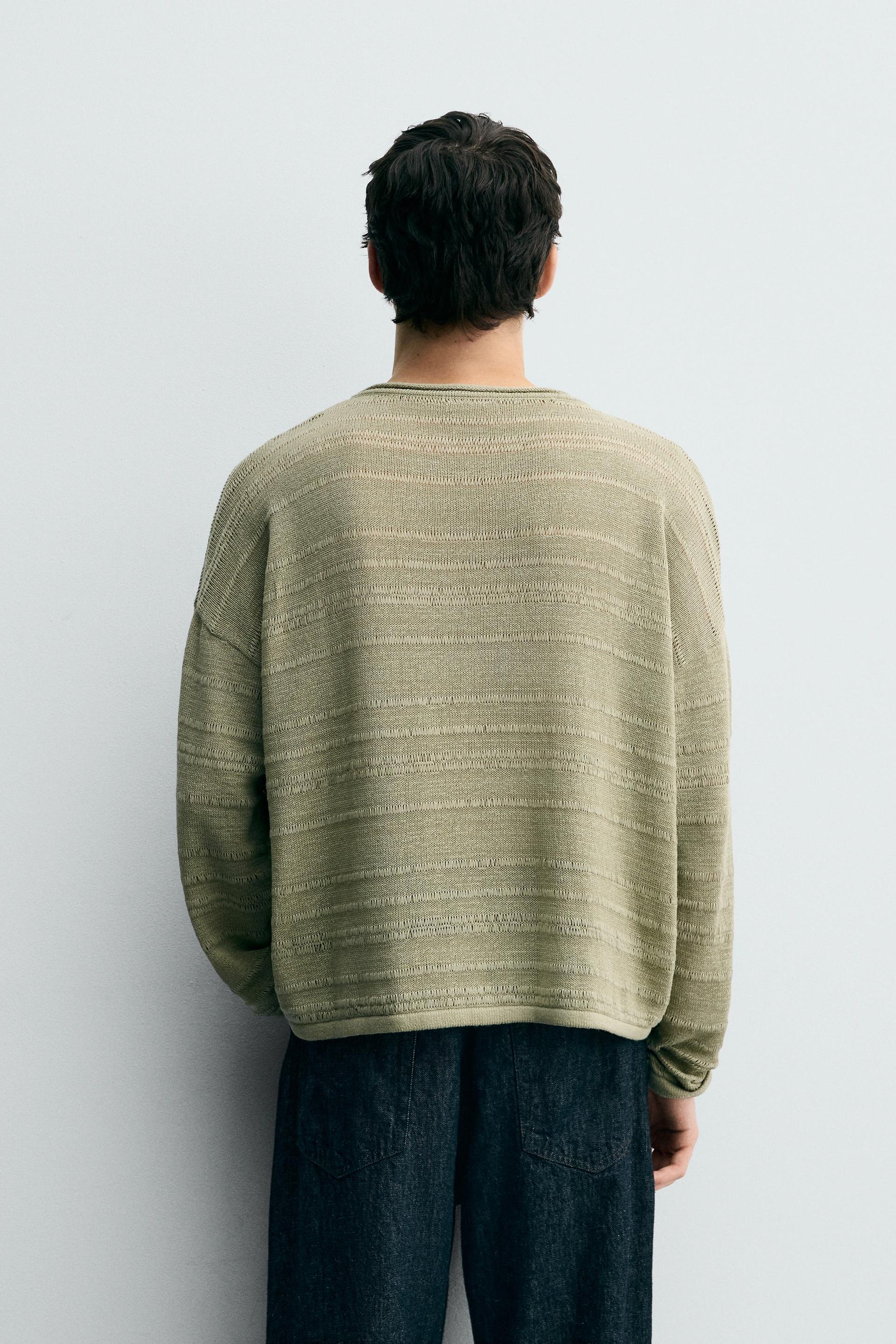 STRIPED JACQUARD SWEATER - Image 3