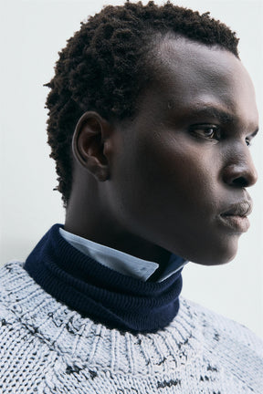 CONTRAST TEXTURED JUMPER - Image 6