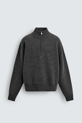 Zip Collar Pullover