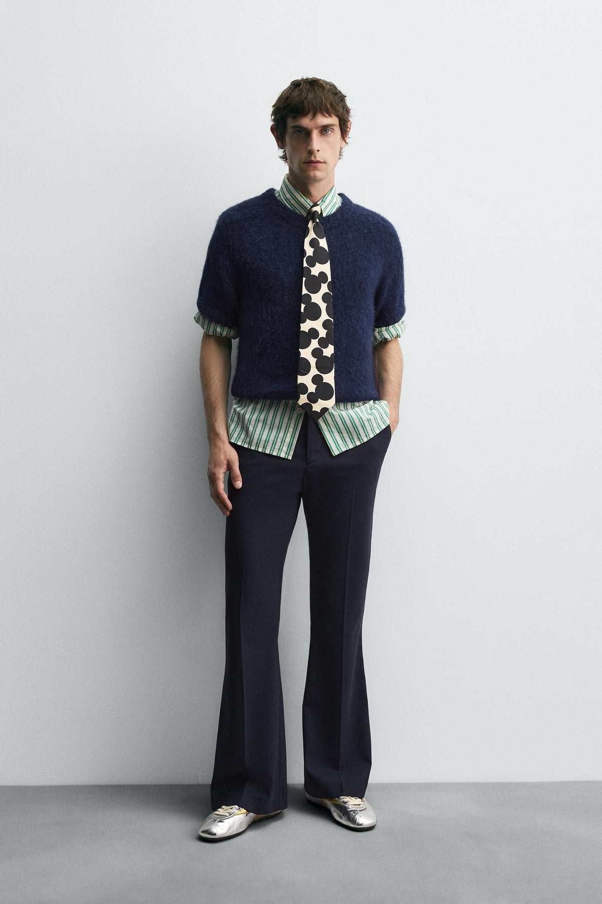 TEXTURED CARDIGAN HARRY LAMBERT FOR X DISNEY - Image 1