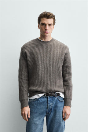 Textured Wool Pullover