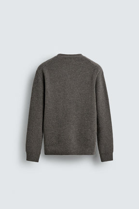 Textured Wool Pullover