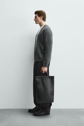 Textured Wool Cardigan