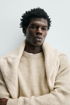 Waffle Knit Pullover