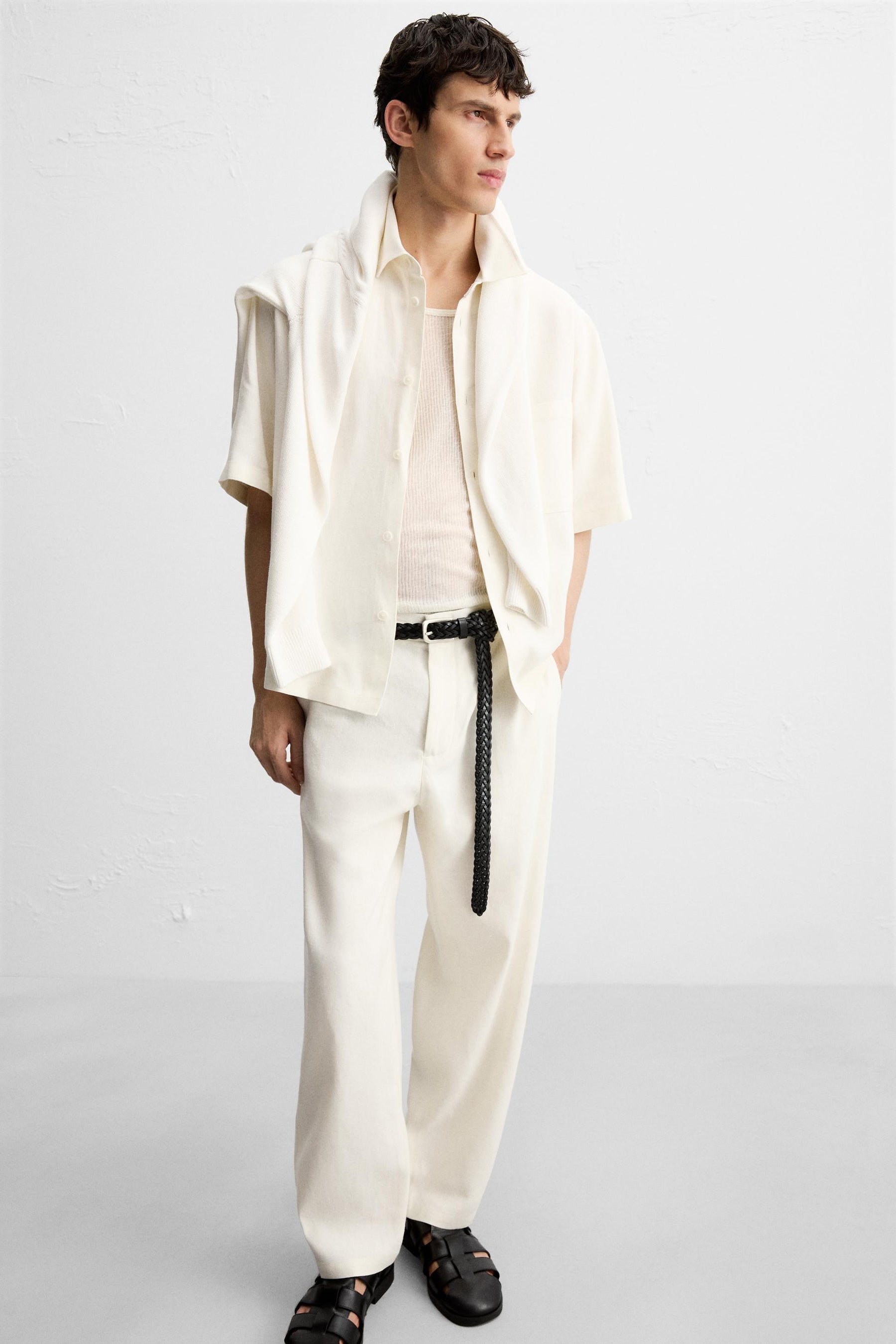 VISCOSE-JUTE TROUSERS - Image 5