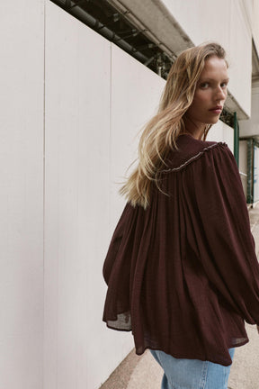 Embroidered Beaded Blouse