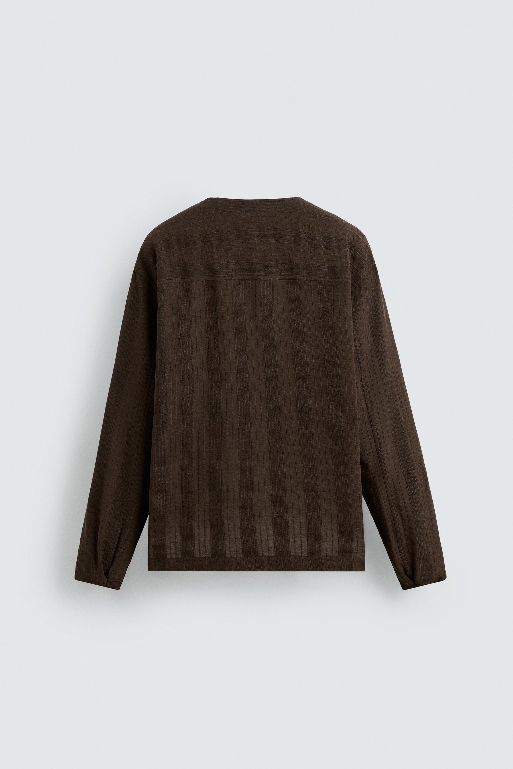 STRIPED JACQUARD SHIRT - Image 8