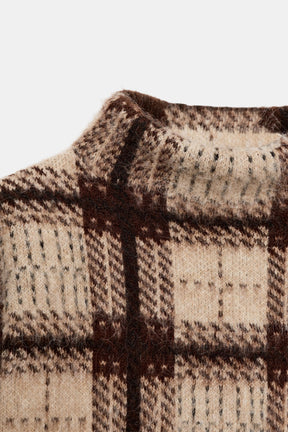 Brushed Effect Knit Jumper