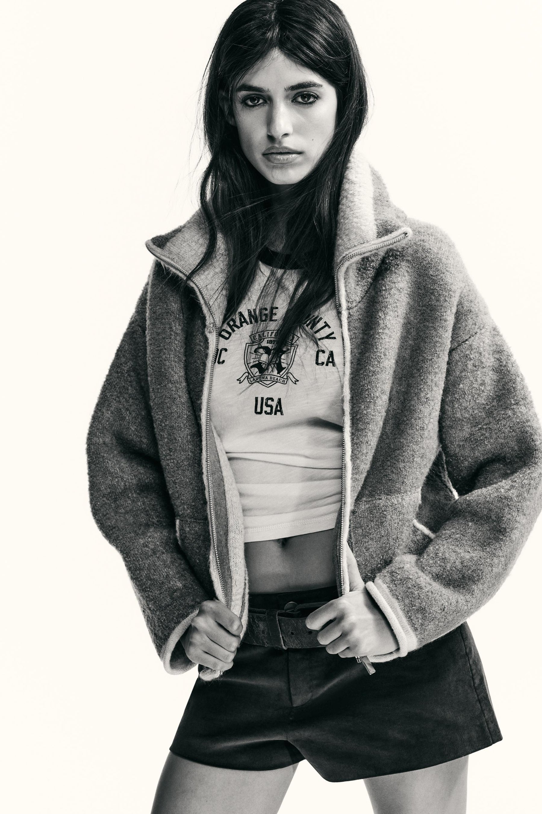 Contrasting Trim Cardigan