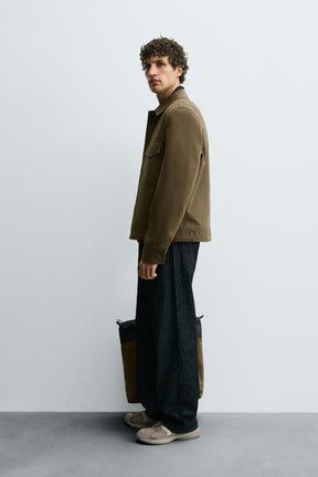 COTTON BLEND TECHNICAL JACKET - Image 4