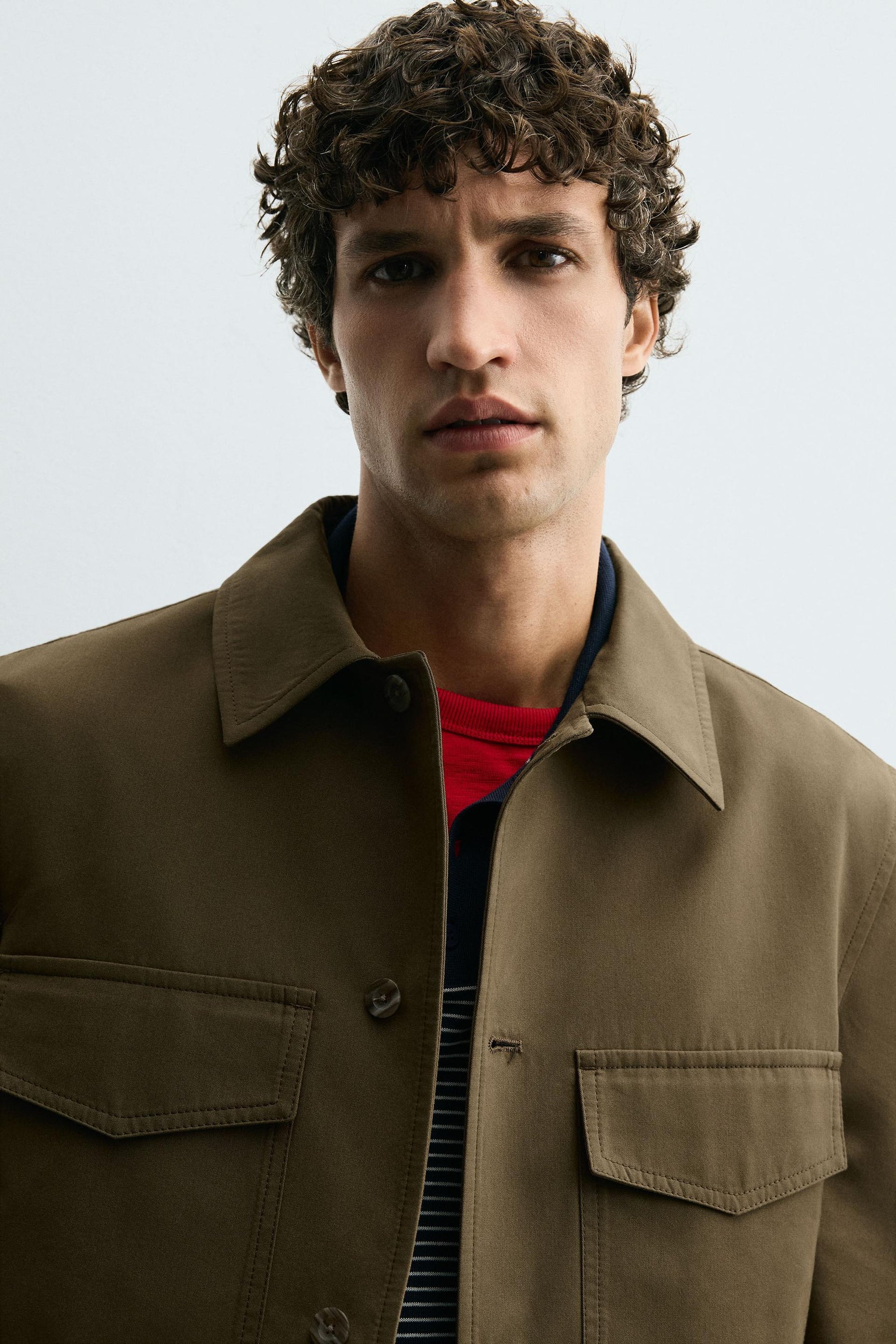 COTTON BLEND TECHNICAL JACKET - Image 5
