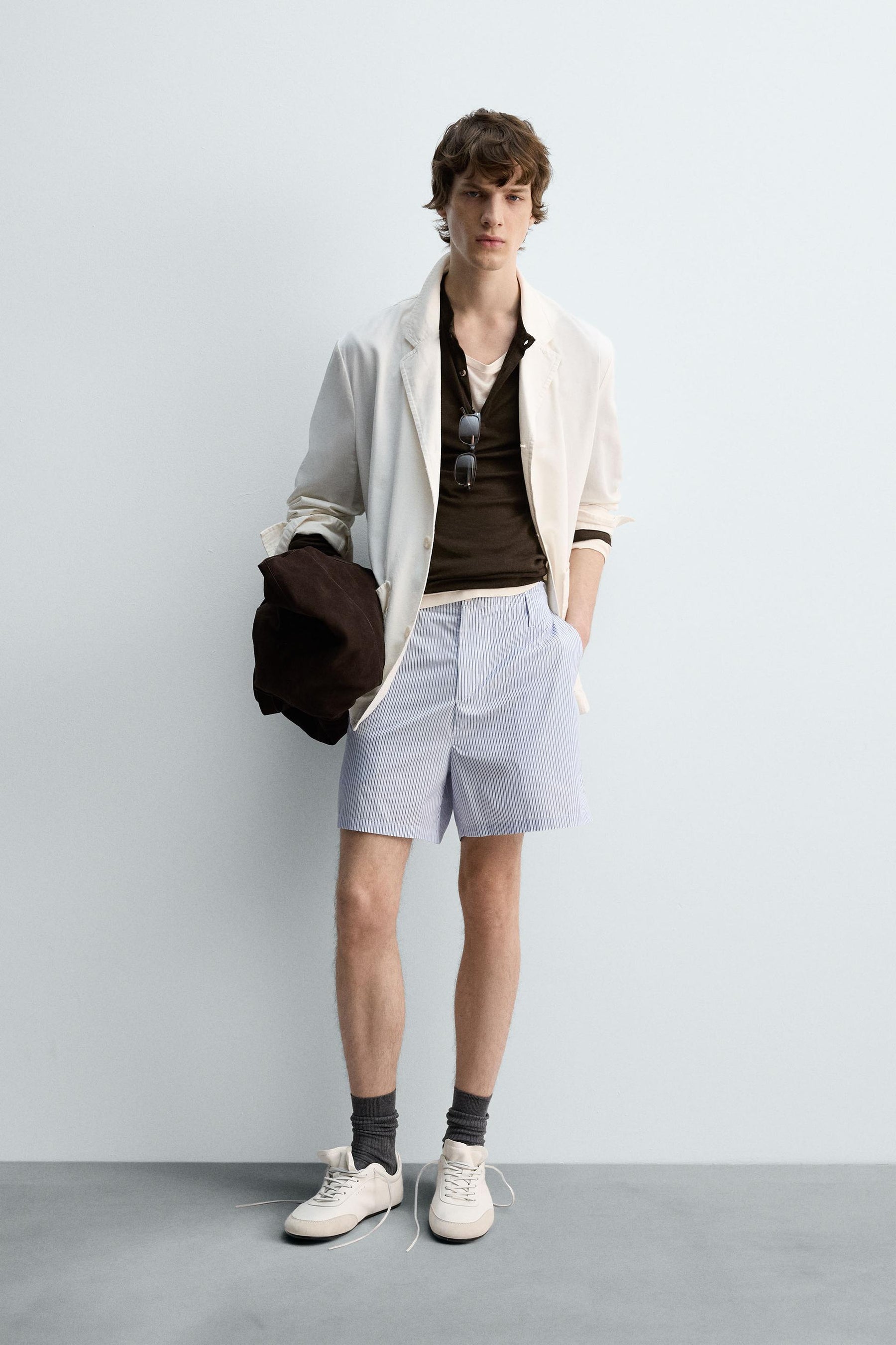 STRIPED BERMUDA SHORTS LIMITED EDITION - Image 1