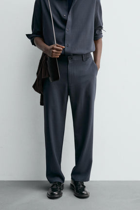 RELAXED FIT FLOWING TROUSERS - Image 2